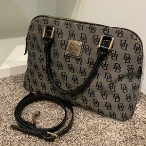 Dooney & Bourke Signature Domed Zip Pocket Satchel